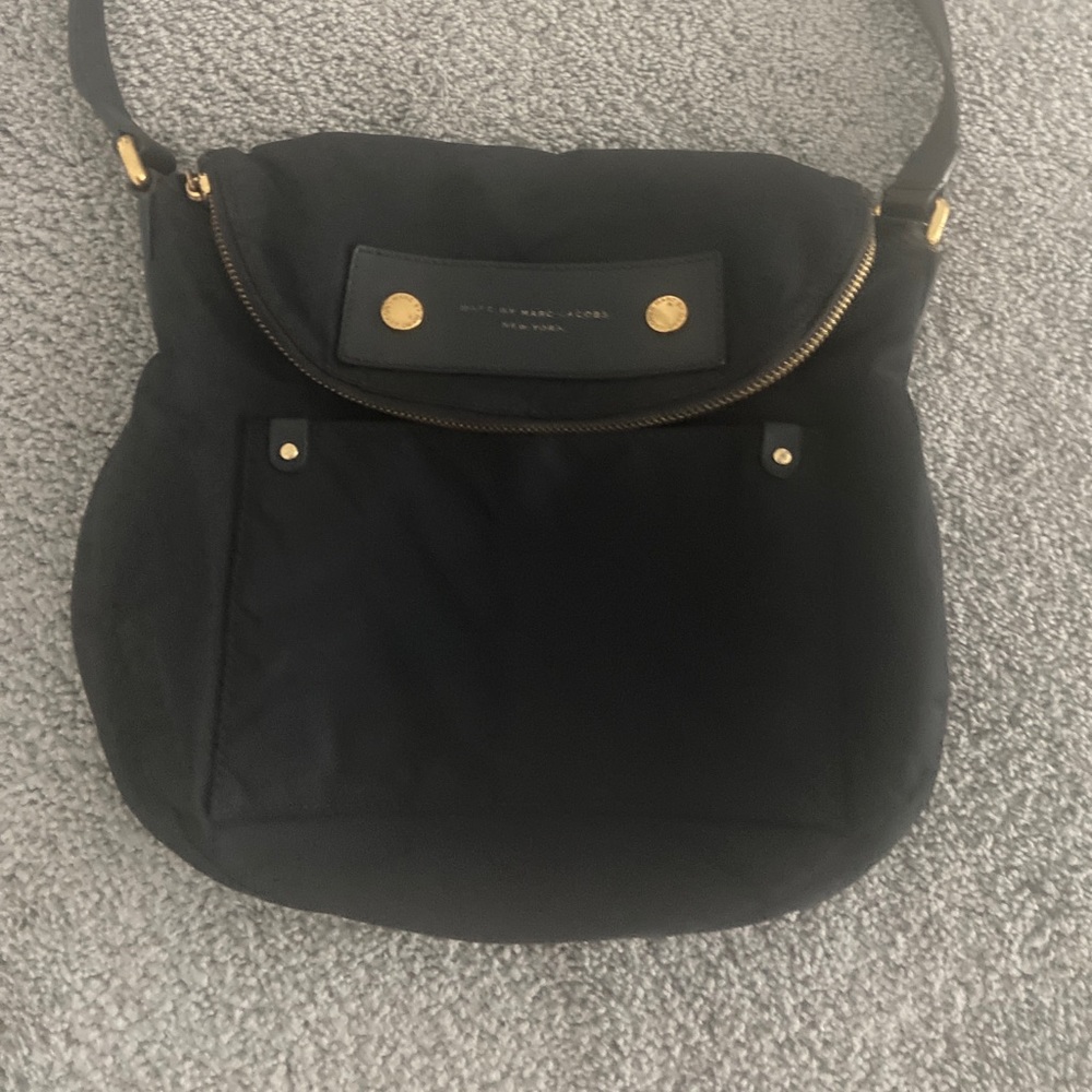 Marc Jacobs Preppy Natasha Crossbody Bag Blk Nylon